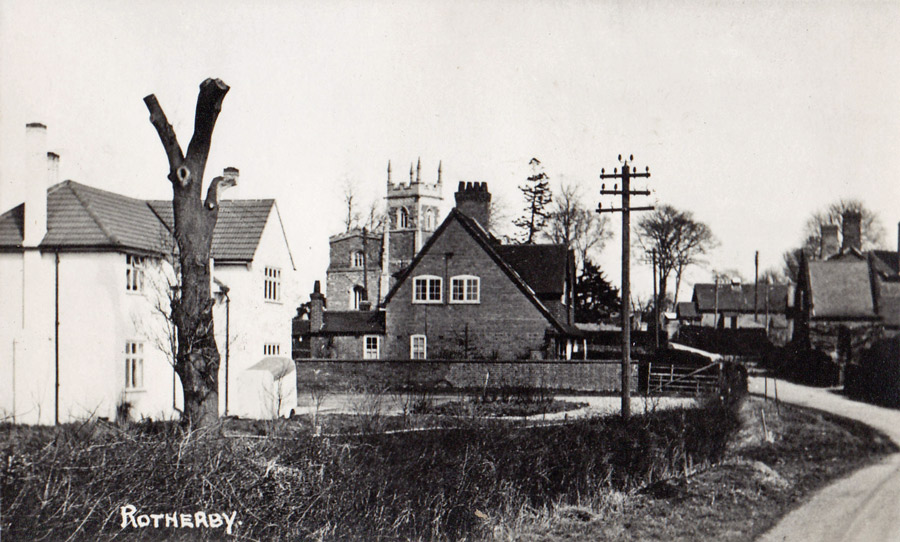 Rotherby Main Street from Brooksby end