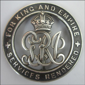 Silver War Badge