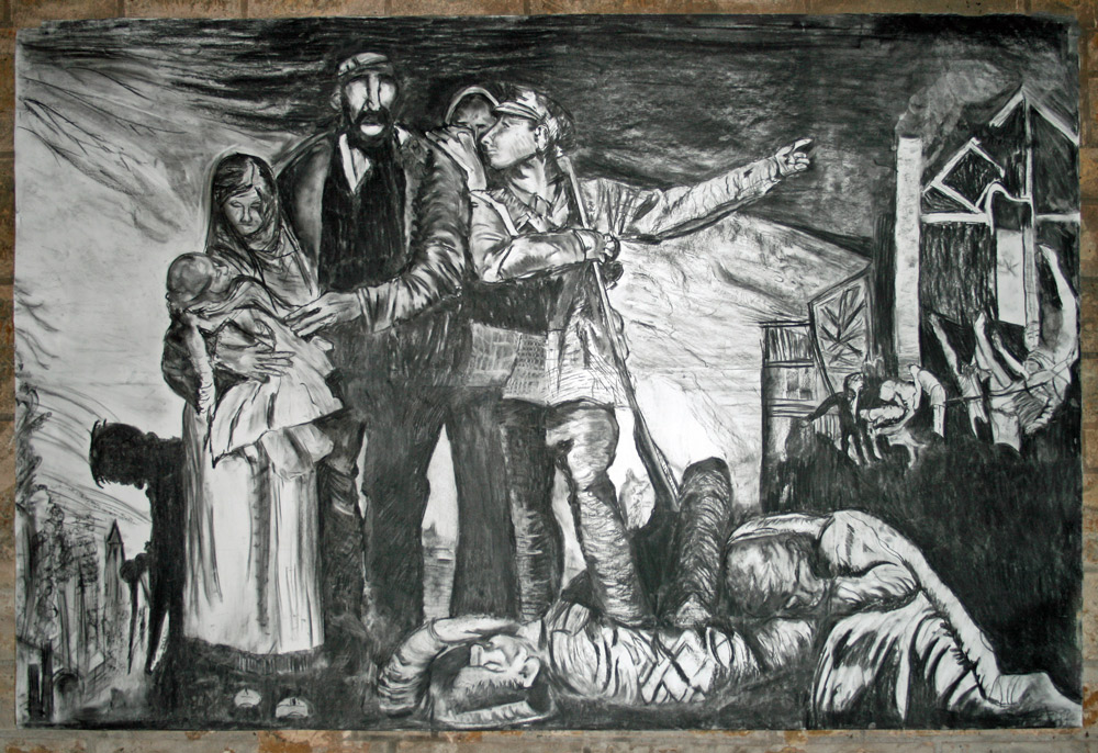 Frank Brangwyn's “Britain’s Call to Arms” This copy is by The Hoby Art Group