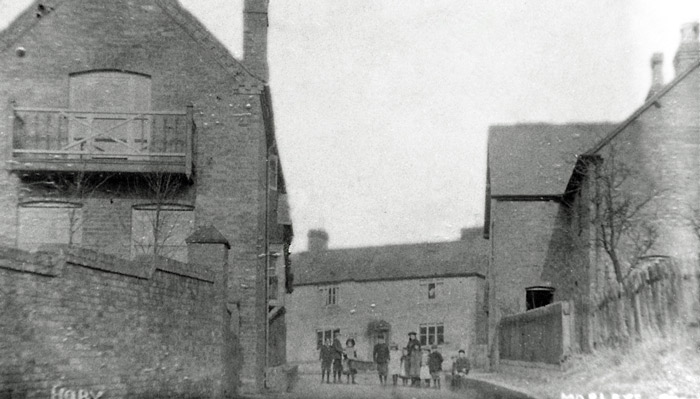 Hoby village and Glebe farm (left)