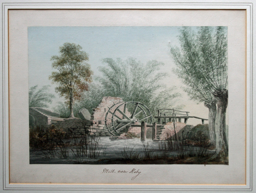 Painting of Hoby mill