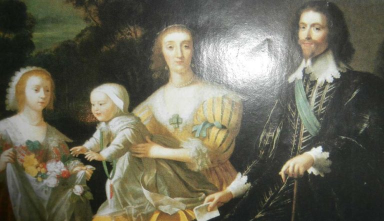 George Villiers, 1st Duke of Buckingham (1592-1628) with his wife Catherine Manners, Duchess of Buckingham and their children George and Mary
